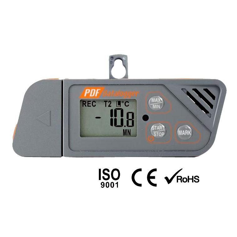 Datalogger de temperatura USB, generador de PDF y EXCEL 88160