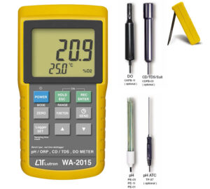 Multiparámetro 6 en 1, DO, pH, ORP, CD, TDS y temperatura WA-2015